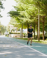 running